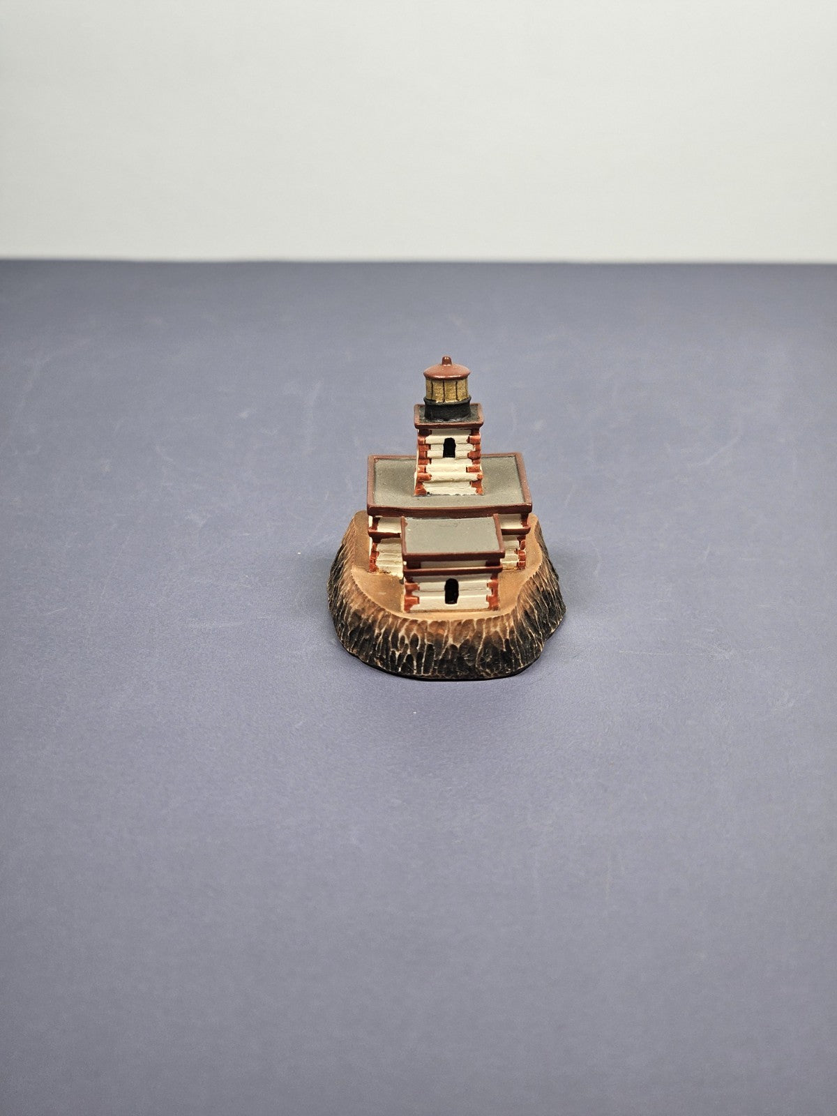 Lenox Miniature Lighthouse Thimble Figurine Tillamook Rock Lighthouse Oregon
