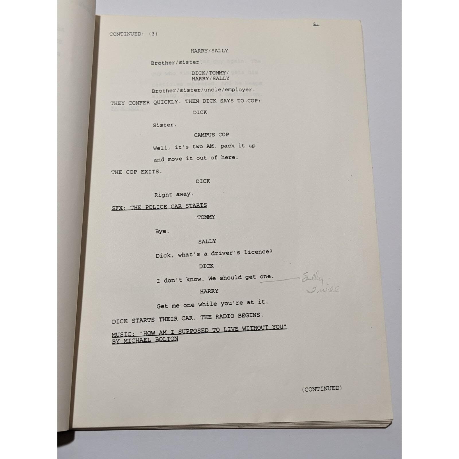 Vintage 3rd Rock from the Sun Script First Draft 1995 TV Memorabilia
