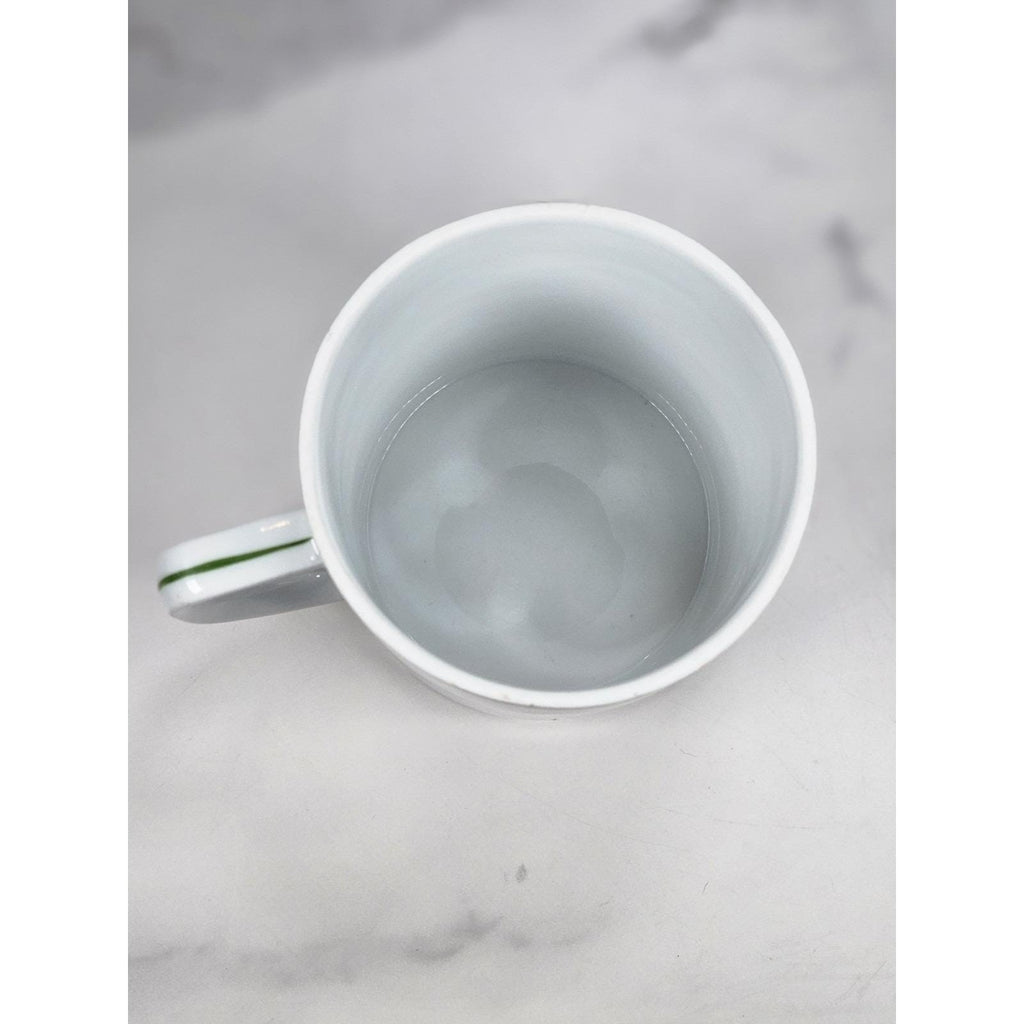 Vintage Lourioux French Porcelain Botanical Mug Sorbus Aucuparia