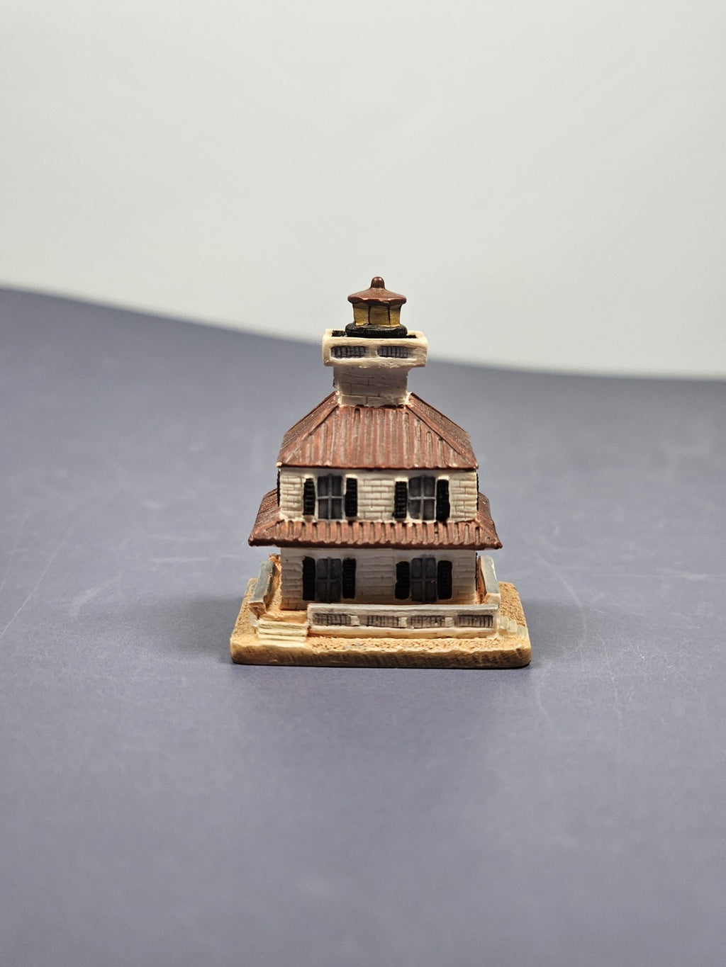 Lenox Miniature Lighthouse Thimble Figurine New Canal Lighthouse Louisiana