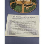 Vintage Danbury Mint Old Point Loma Lighthouse w/ COA