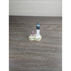 Resin Lighthouse Figurine Coastal Decor Mini Lighthouse Nautical Accent