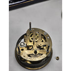 Mercedes Wind Up Clock Germany Blue Ceramic Mantel Clock