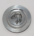Pewtarex “Eagle Series #2” 1977 Pewter Plate CH Hardware Vintage Embossed Eagle