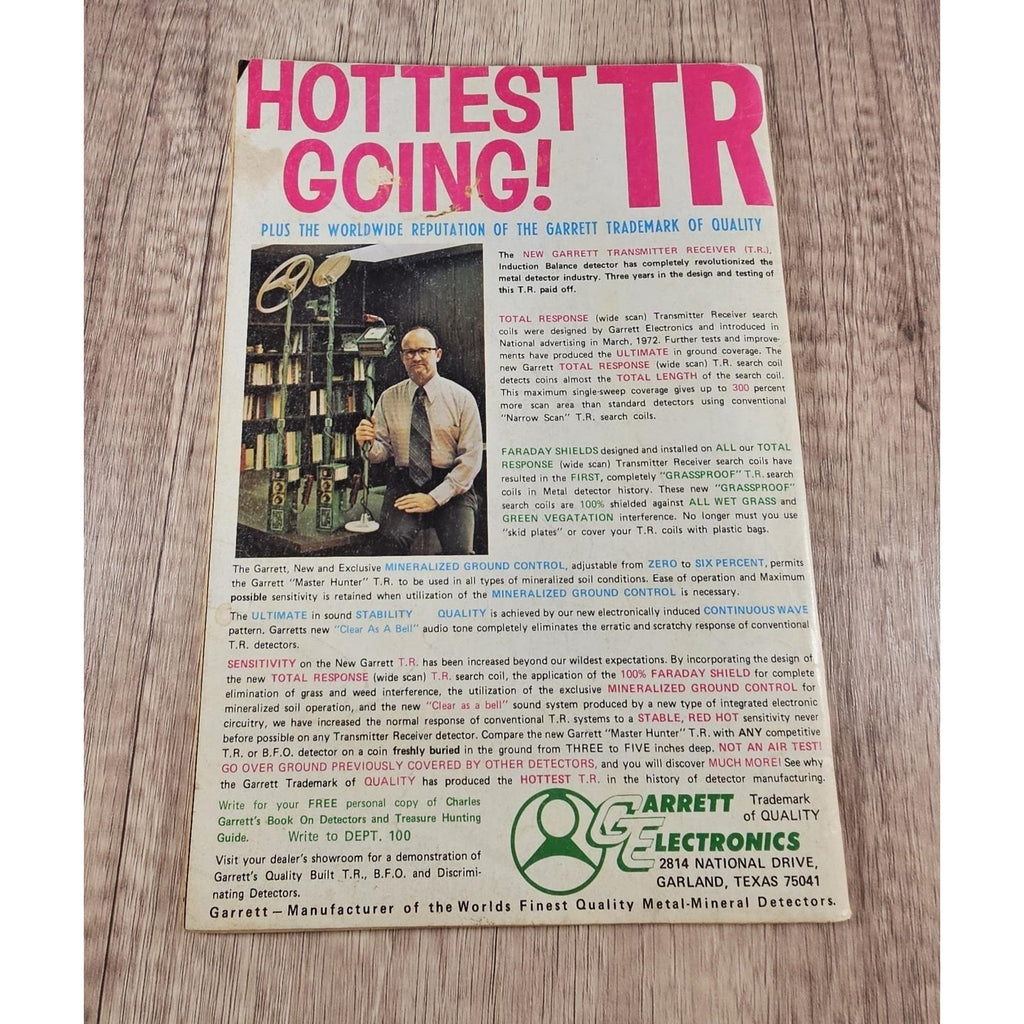 Treasure World Oct 1973 Lost Gold Tennessee Magazine