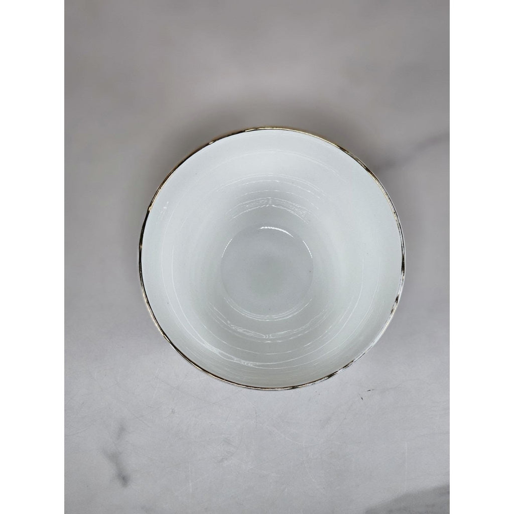 Vintage Regency English Bone China Floral Bowl | Chinoiserie Style
