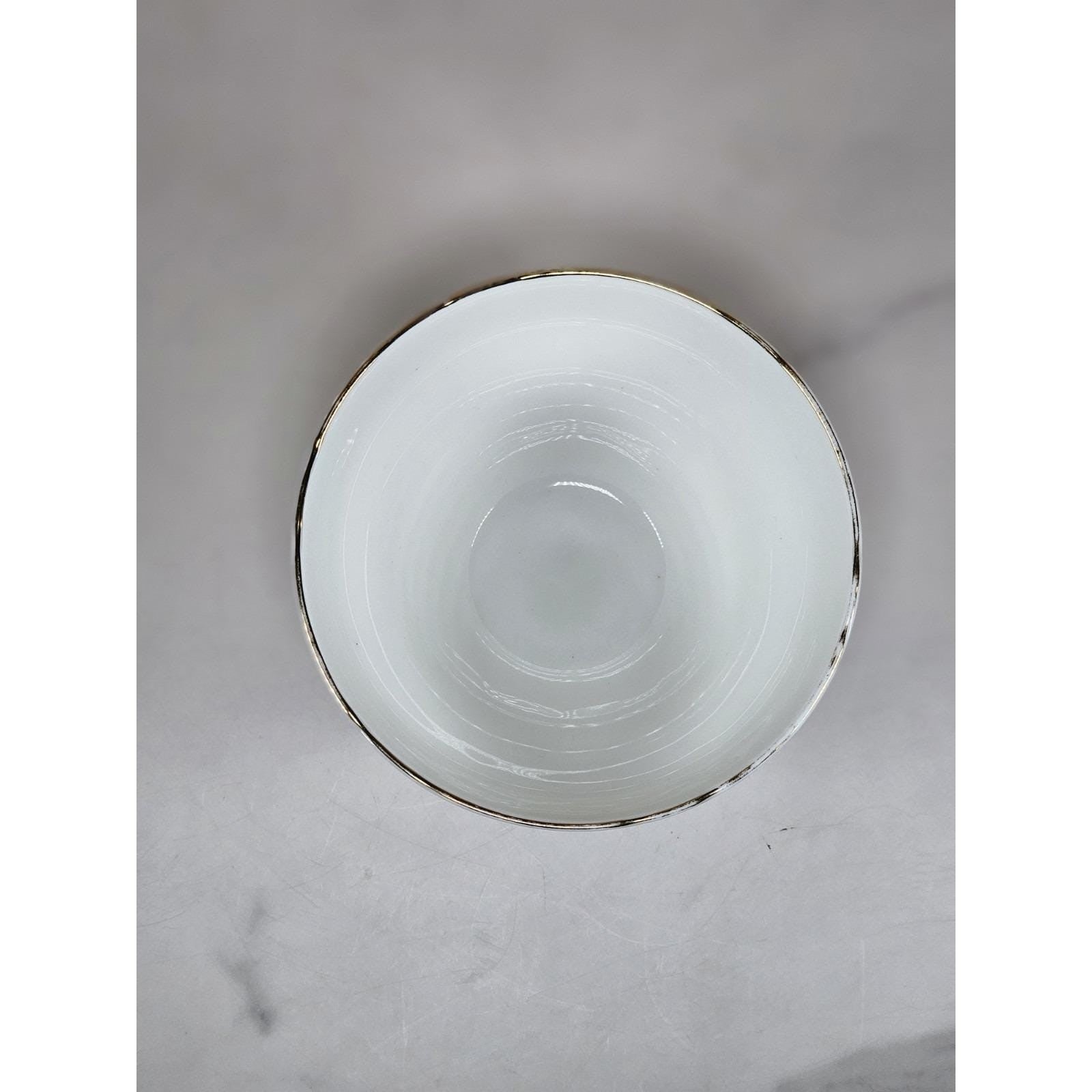 Vintage Regency English Bone China Floral Bowl | Chinoiserie Style