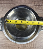 International Decorator Stainless Steel Gravy Bowl With Attached Plate Elegant