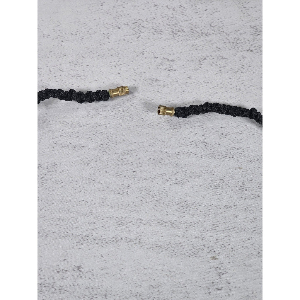Vintage Carved Pendant Necklace Beaded Tribal Style Statement