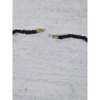 Vintage Carved Pendant Necklace Beaded Tribal Style Statement