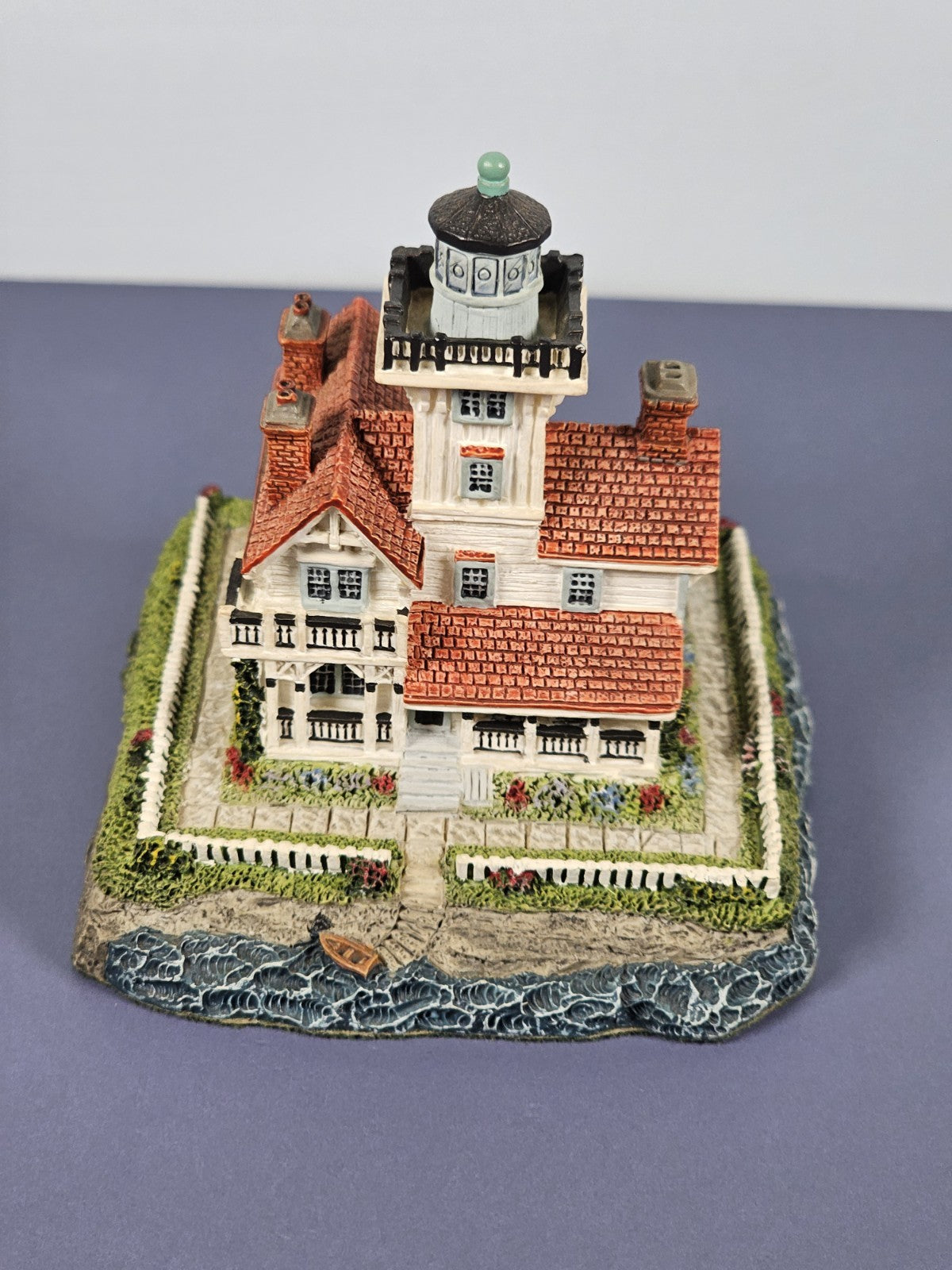 Vintage Harbour Lights Point Fermin CA Collectors Society #528 Lighthouse Figuri