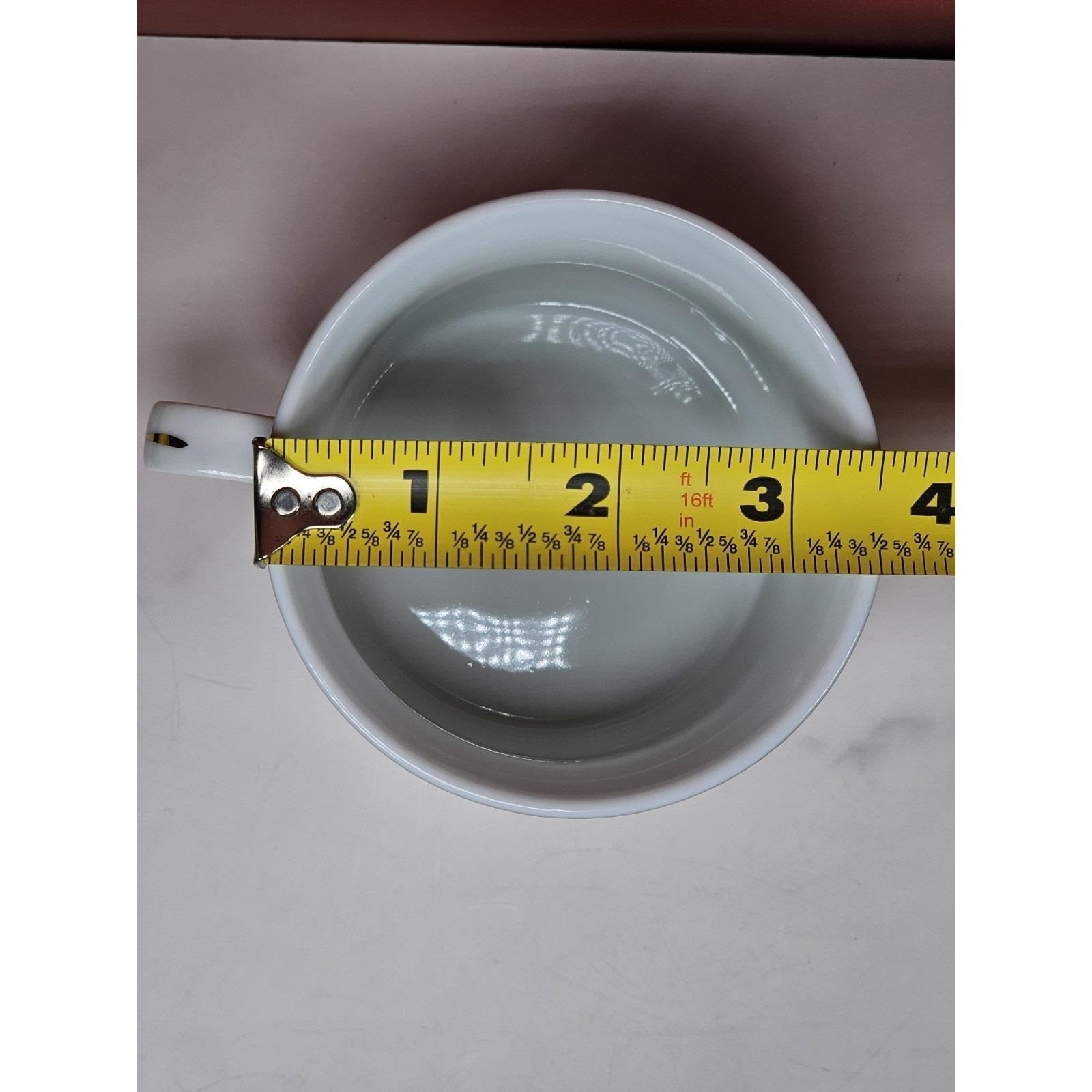 Vintage Tienshan Christmas Tree Mugs Set of 2 Porcelain Holiday Cups