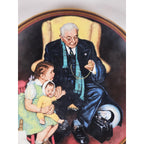 Norman Rockwell Tender Loving Care Knowles Plate 1988 Limited Edition