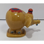 Vintage Edasa Circus Elephant Figurine Hand Painted Ceramic Elephant