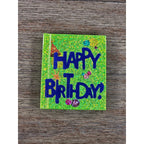 Happy Birthday Mini Gift Book 2002 Armand Eisen 3.5" Square