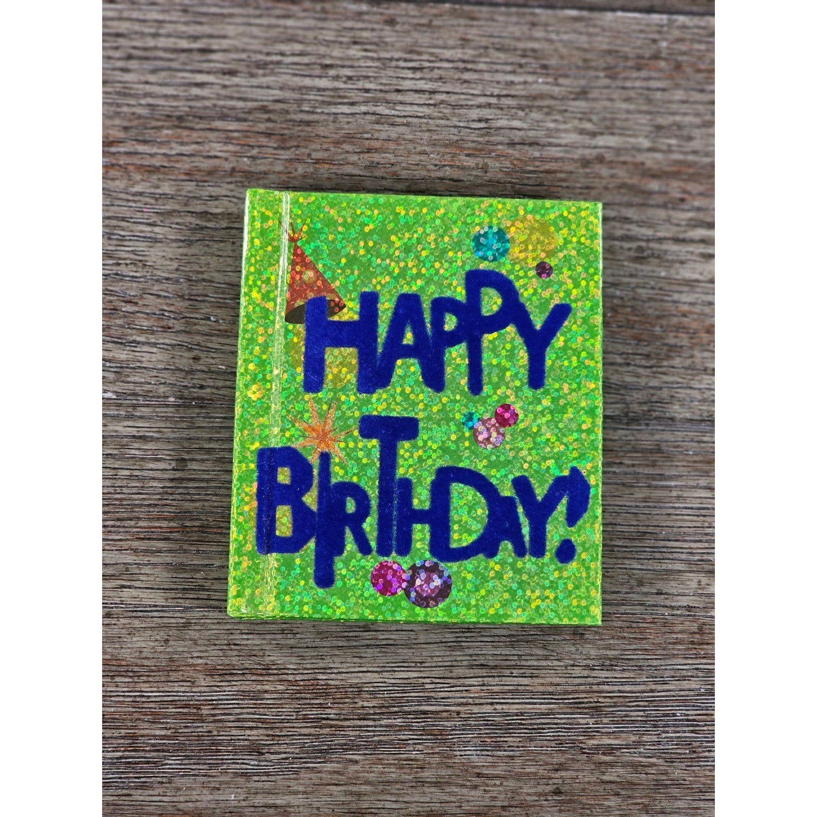 Happy Birthday Mini Gift Book 2002 Armand Eisen 3.5" Square
