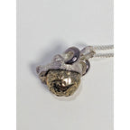 925 Sterling Silver Ram's Head Harmony Ball Necklace