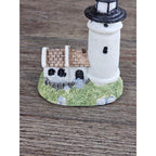 Mini Nautical Lighthouse Figurine Coastal Resin 3 Inch Decor