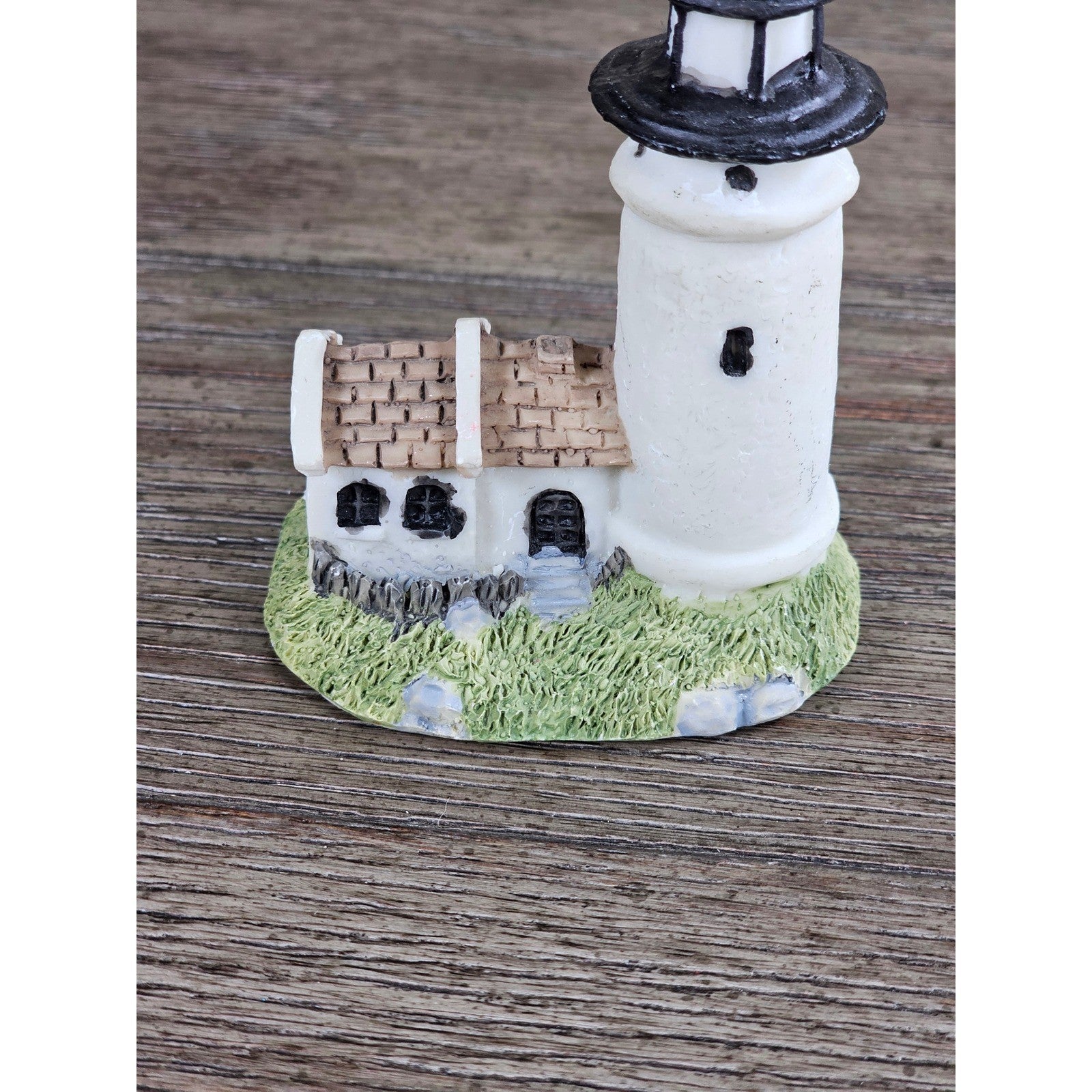 Mini Nautical Lighthouse Figurine Coastal Resin 3 Inch Decor