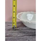 Vintage Lido Oval Serving Bowl W.S. George Floral Rim 9 1/4" x 7"