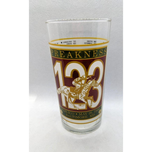 1998 Preakness Stakes Glass 123rd Running Libbey