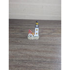 Mini Lighthouse Figurine Coastal Decor Resin Lighthouse Nautical Shelf Art
