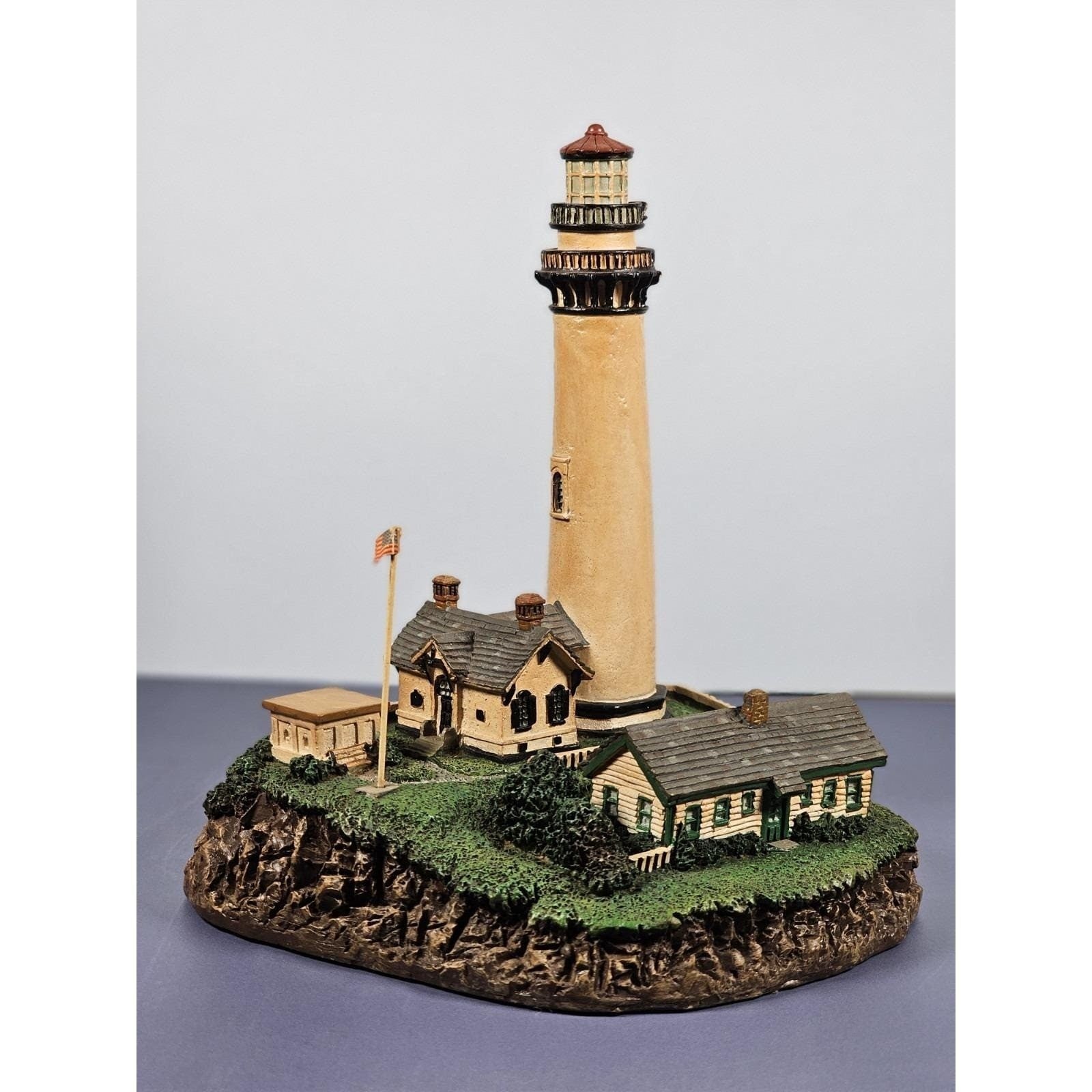 Danbury Mint Pigeon Point Lighthouse Figurine w/ COA Maritime Decor