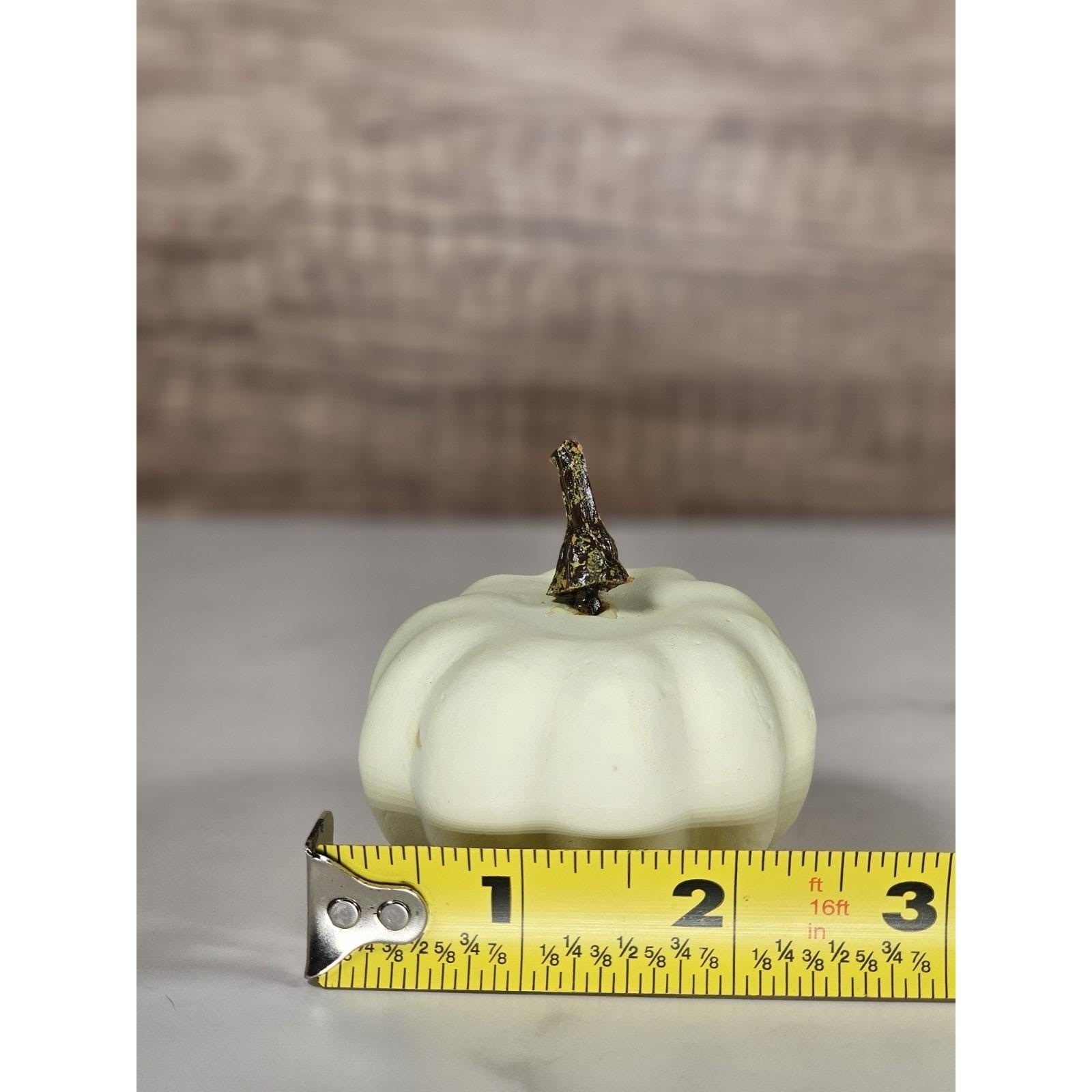 Set of 4 Mini Artificial Pumpkins & Gourds Autumn Fall Table Decor