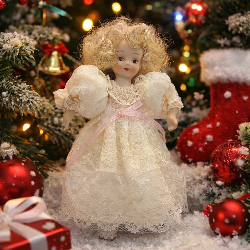 Vintage Gramercy Park Hand-Painted Porcelain Doll Kurt Adler Inc 1984 6″