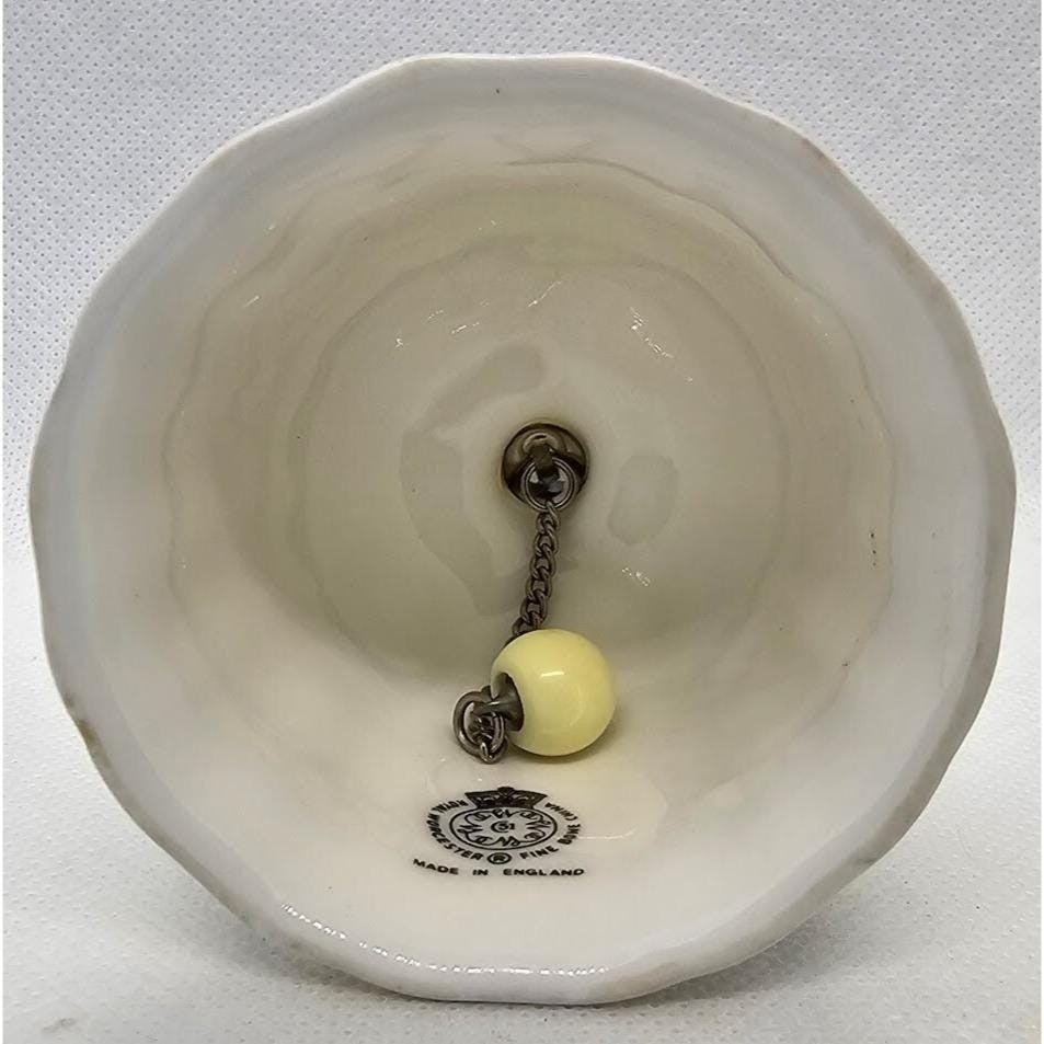 Royal Westminster Butterfly Bell Floral Gold Trim Vintage