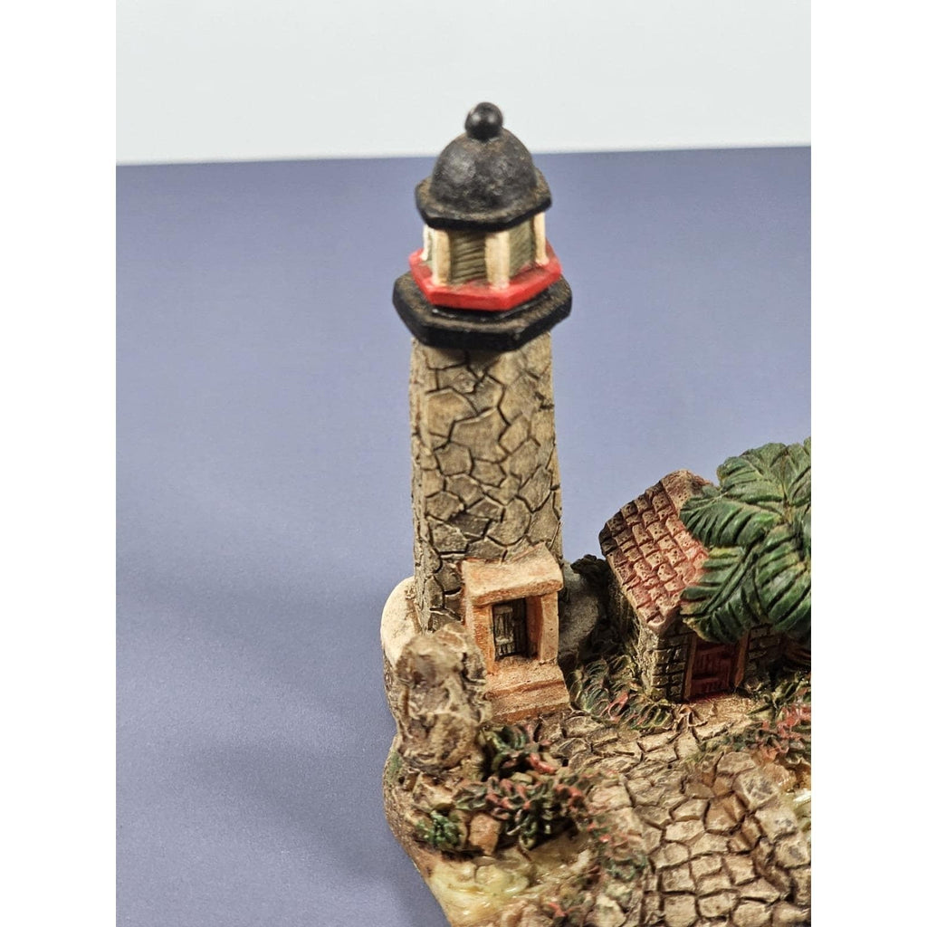 Ks Collection Lighthouse Figurine Palm Tree Cottage 1990s