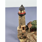 Ks Collection Lighthouse Figurine Palm Tree Cottage 1990s