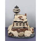 Harbour Lights Colchester Reef Lighthouse 1996 COA Winter