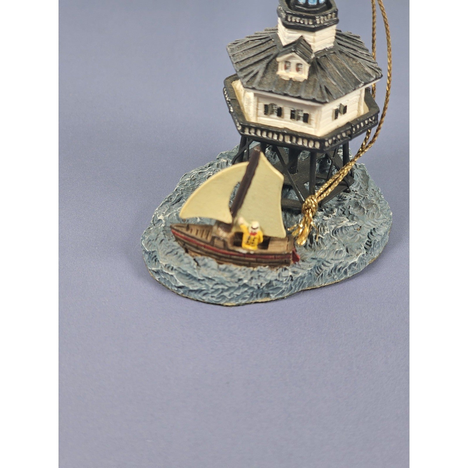 Vintage Middle Bay Lighthouse Ornament by Younger & Associates 1998