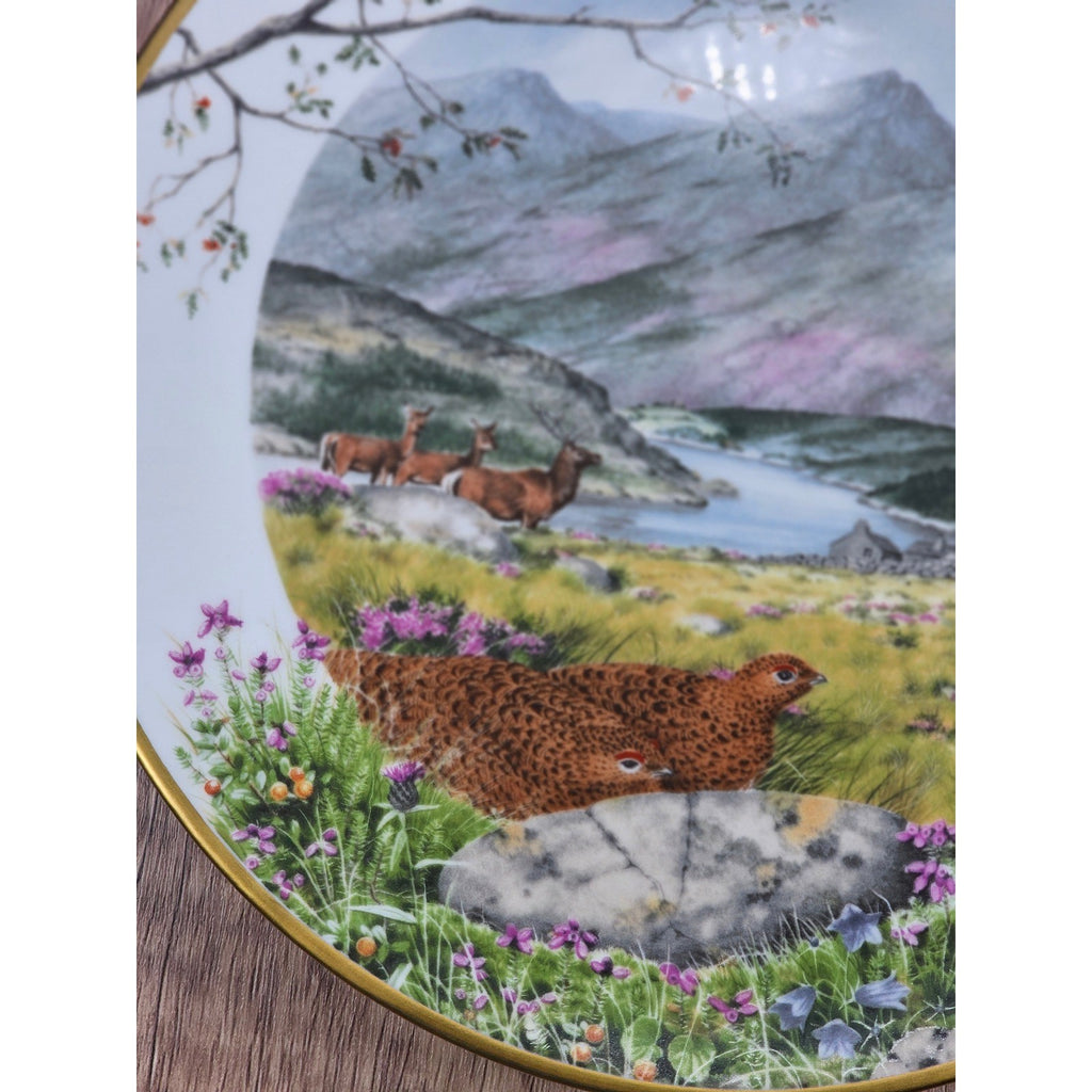 Franklin Porcelain September on the Moors Plate by Peter Barrett 9"