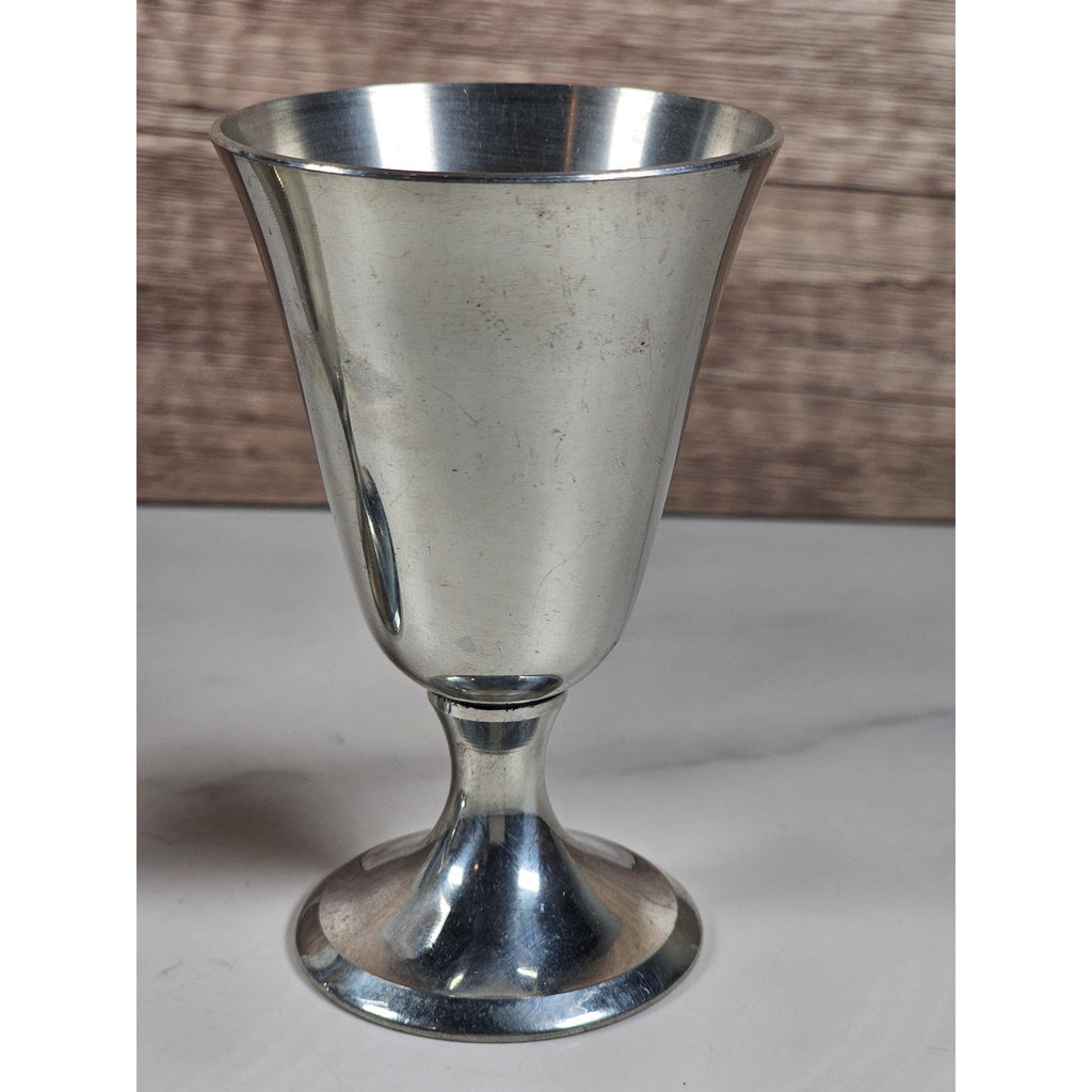 Kirk Stieff Pewter P105 Goblets Set of 2 Vintage Pewter Cups