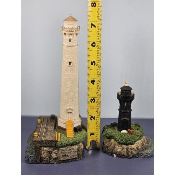 Harbour Lights Panama Canal Lighthouse Set of 2 Limited Edition