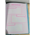 Blue Fuzzy Llama Journal – Plush Notebook – 80 Pages – Kids Cute Stationery