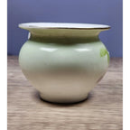 Vintage Porcelain Floral Mini Pitcher Yellow Flowers Gold Trim