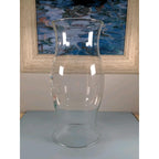 Vintage Hand Blown Glass Hurricane Globe 11.5" Colonial Candle Shade