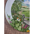 Vintage Franklin Porcelain Plate A Country Path in May Peter Barrett 9 Inch