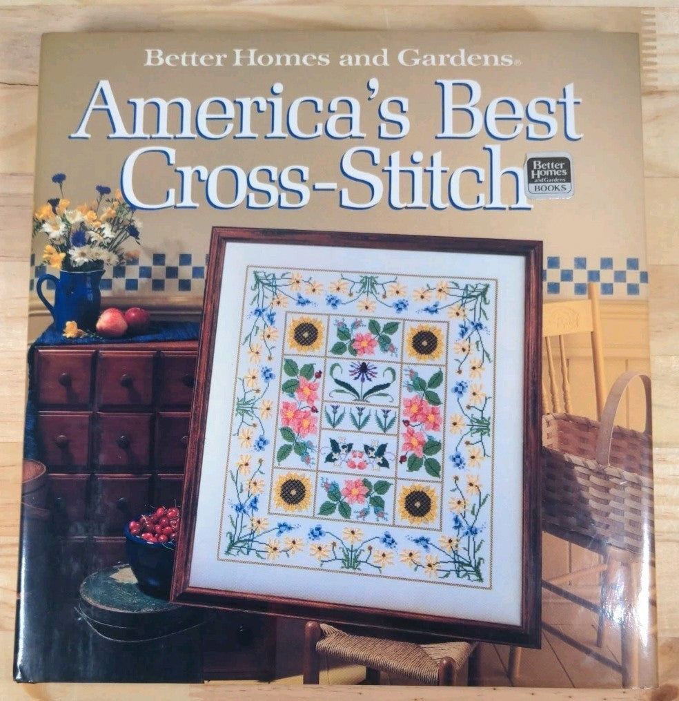 Vintage Cross-Stitch Book Lot — Set of 3 Pattern Books