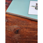 Vintage Panhard & Levassor 1912 Automobile Wall Plaque Teal 11.5 x 8