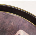 Vintage Coca Cola Metal Tray 1970s Oval Coke Serving Tray