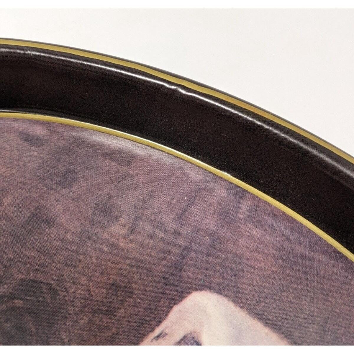 Vintage Coca Cola Metal Tray 1970s Oval Coke Serving Tray