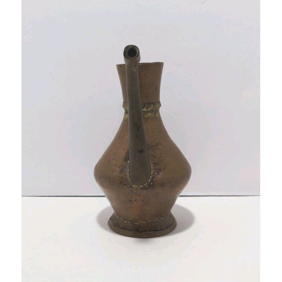 Vintage Small Copper Watering Can 6 5/8" Rustic Garden Decor