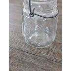 Vintage Ball Ideal Mason Jar 1 Pint Wire Bail Lid 5x3 Glass Jar