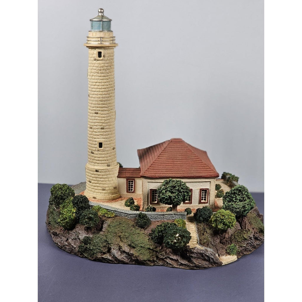 Danbury Mint Calaburras Lighthouse Spain Figurine COA