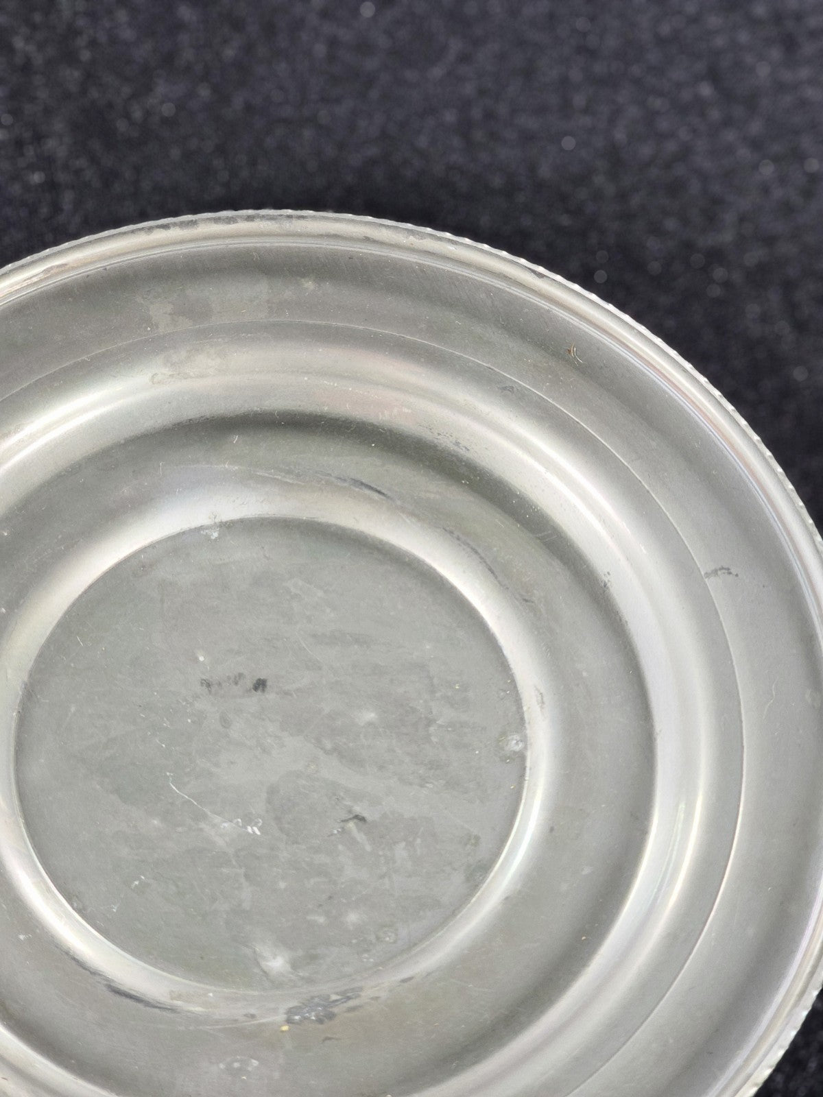 MCM Vintage BW Buenilum Hand Forged Hammered Aluminum Plate 6 1/2" Collectible