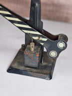 Vintage Marx O Gauge Train Railroad Crossing Arm & Signal Untested